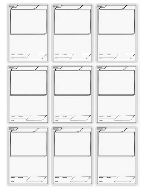 Printable Pokemon Cards | Pokemon card template,pokemon coloring pages ...