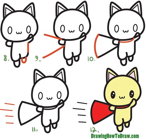 Cute Cat Drawing Easy at GetDrawings.com | Free for personal use Cute ...