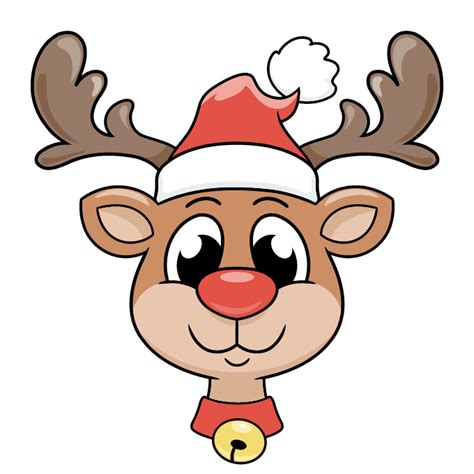 Top 118+ Cartoon reindeer face - Tariquerahman.net