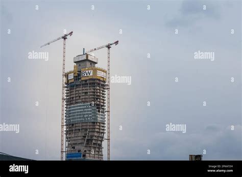 Picture of the construction site of Beograd na vodi, or Beograd waterfront, with a focus on the ...