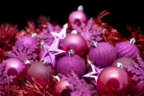 Background of pink Christmas decorations-6334 | Stockarch Free Stock Photo Archive