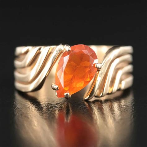 14K Fire Opal Ring | EBTH