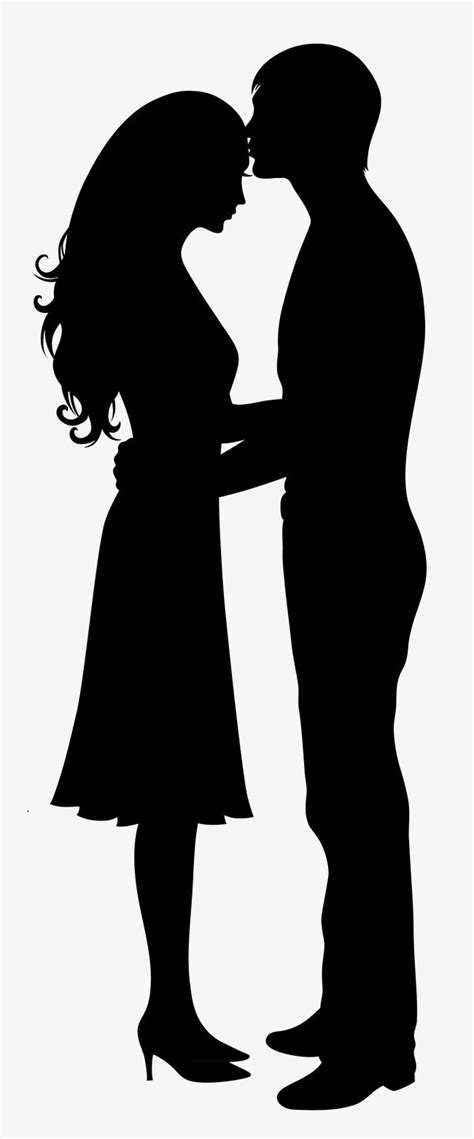 Couple silhouette figures PNG and Clipart | Couple silhouette, Silhouette drawing, Silhouette art