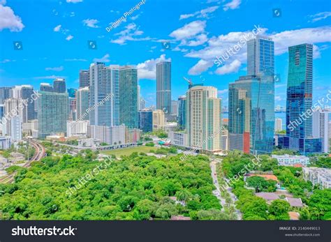 Miami Brickell Skyscrapers Skyline View Stock Photo 2140449013 | Shutterstock