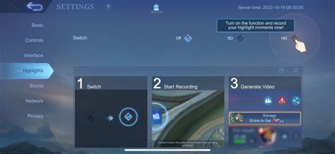 How to Enable Highlights Recording Mode in Mobile Legends 2024