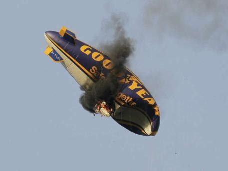 Looks Like a Car: Goodyear-Zeppelin Crash Video and Photos in Germany