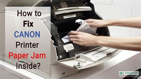 How to Fix Canon Printer Paper Jam Inside | Printer Technical Support