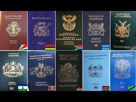 Most Powerful Passports In AFRICA 2020 - YouTube