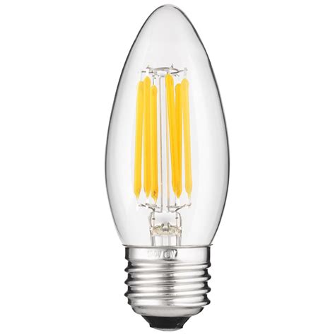 SUNLITE LED 6W 5000K Torpedo Tip E26 Base Antique Filament Super White – BulbAmerica