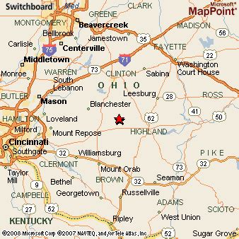 Where is Lynchburg, Ohio? see area map & more