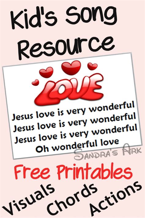 Sandra's Ark: Christian Songs for Kids - Jesus' Love is Very Wonderful