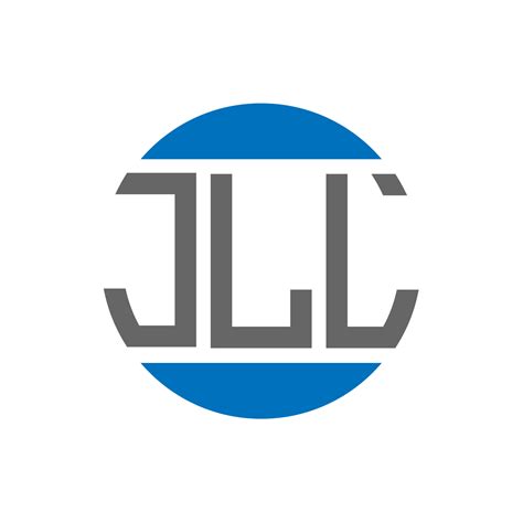 JLL letter logo design on white background. JLL creative initials circle logo concept. JLL ...