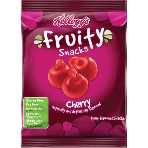 Kellogg's Cherry Fruity Snacks, 2.5 Oz. - Walmart.com - Walmart.com