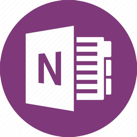 Document, file, format, microsoft, onenote, type icon