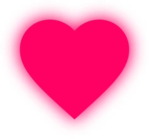 Neon Pink Heart Banner, Neon Heart 10977995 PNG