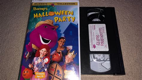 Opening And Closing To Barney’s Halloween Party 1998 VHS - YouTube