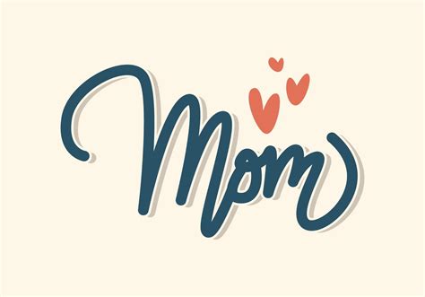 Mom Lettering 517682 Vector Art at Vecteezy