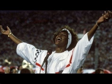 Whitney Houston National Anthem Super Bowl Performance Video 1991 - YouTube