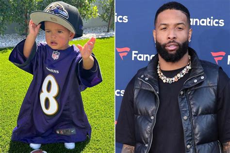 Odell Beckham Jr.'s Son Sports Baltimore Ravens Gear in Adorable Photo ...