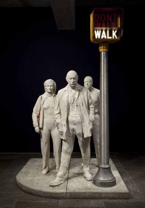 George Segal "Walk, don't walk" | George segal, New media art, Sculpture art