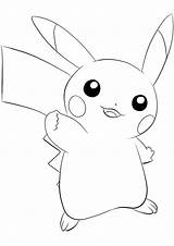 Pikachu No25  Pokemon Generation I Coloring Pages For Kids sketch template