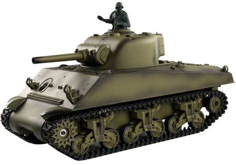 Sherman RC Tank wSmoke & Sound Radio Remote Control Toys