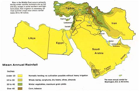 Middle East rainfall 1973 | Desert map, Middle east, Most beautiful flowers