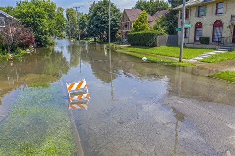 Flooding, Detroit, USA - Stock Image - C047/0447 - Science Photo Library