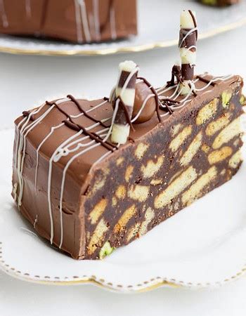 Chocolate biscuit cake Recipe - EatOut