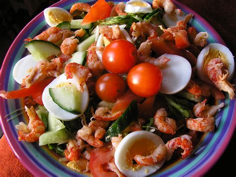 Crawfish salad | Dinner salad: lettuce with crawfish, cooked… | Flickr