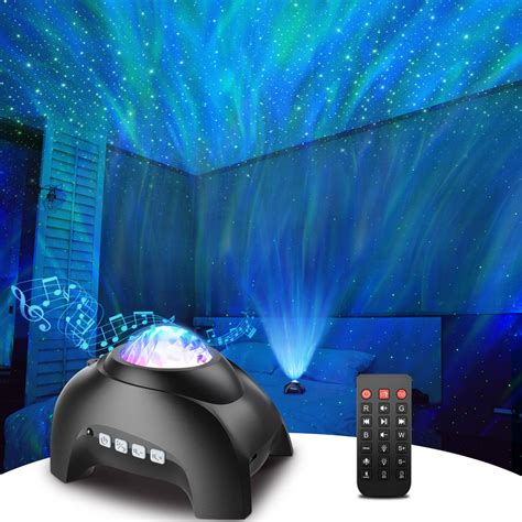 Zechuan Star Projector Night Lights LED Galaxy Projector for Bedroom Aurora Lamp Celling Light ...