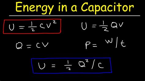 Capacitor Equation