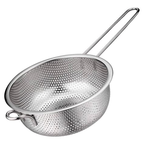 Stainless Steel Strainer Basket with Long Handle, 22 cm – Rayane's ...