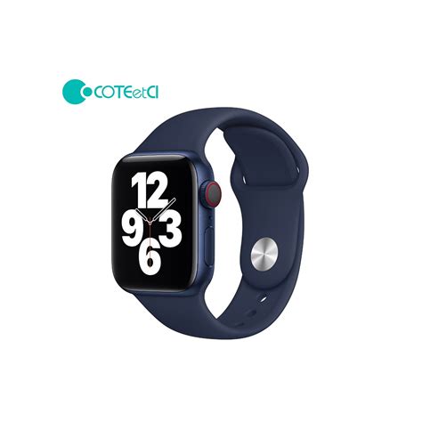 COTeetCI Apple Watch Silicone Sport Band [Deep Navy] | Gadget BD