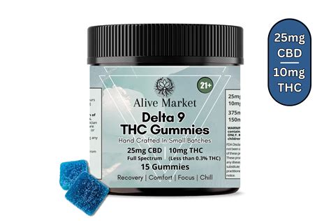 THC Gummies - High Potency For Pain, Sleep & Stress – Alive Market