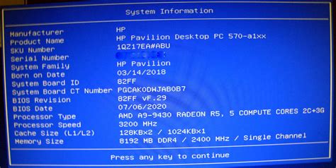 System Fan 90B error HP Pavilion 570-a100na Desktop - HP Support ...