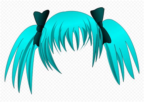 HD Blue Anime Girl Child Hair PNG | Citypng