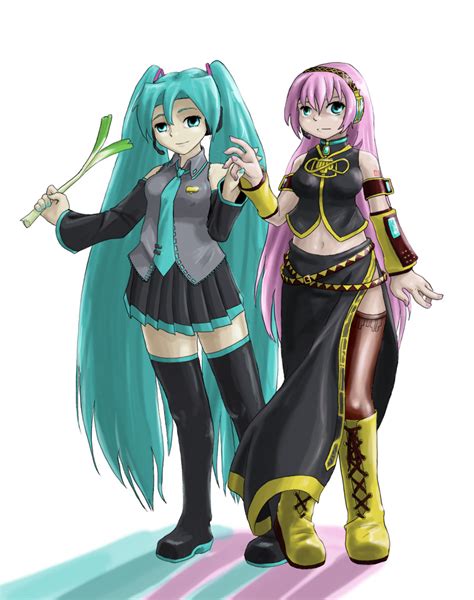 Hatsune Miku and Megurine Luka by H-Guderian on DeviantArt