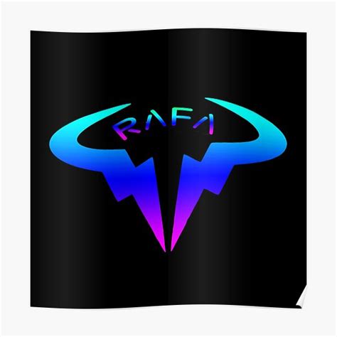 "rafael nadal logo" Poster for Sale by Thewhiteduck | Redbubble