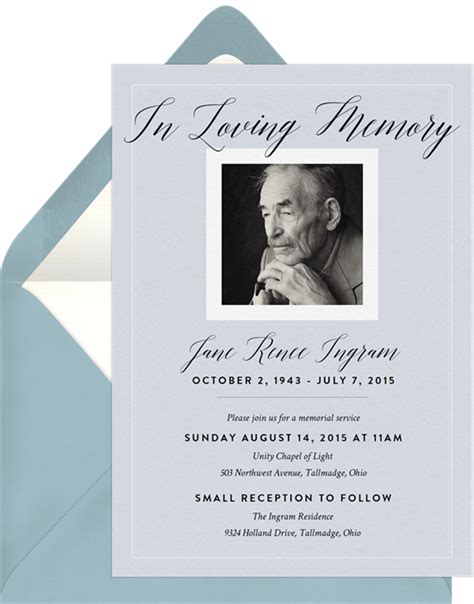 21 Beautiful Celebration of Life Invitations to Honor Your Loved One