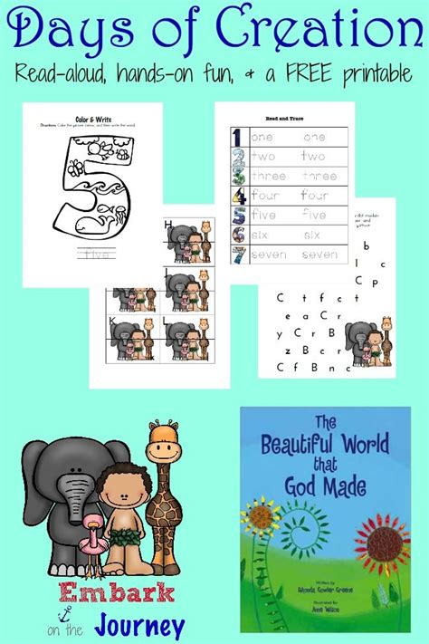 The Beautiful World That God Made Activities and FREE Printable | Preschool bible, Bible study ...