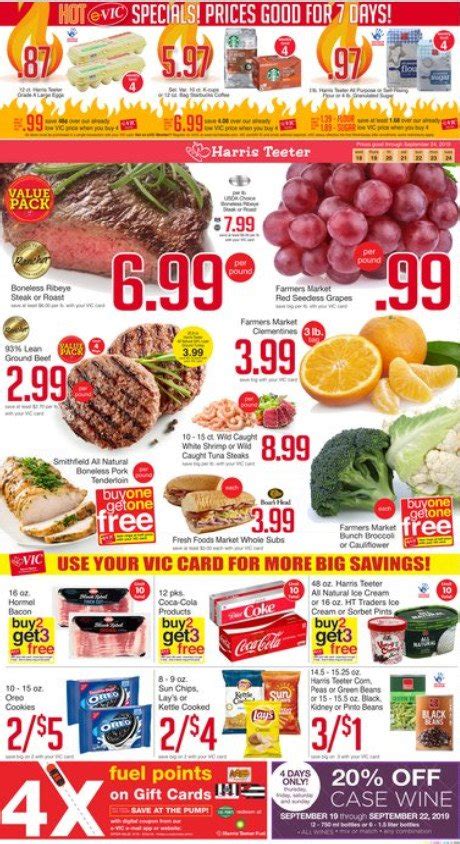 Harris Teeter Weekly Ad Sep 18 – Sep 24, 2019