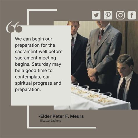 Prepare For The Sacrament Before Sunday -Latterdayhelp Quotes ...