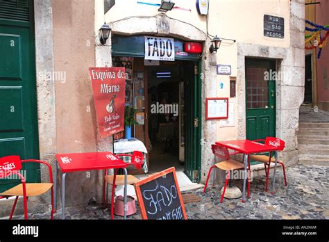 Portugal, Lisbon, Alfama, Fado Restaurant Stock Photo - Alamy