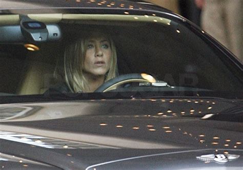 Photos of Jennifer Aniston Driving Her Bentley in LA | POPSUGAR Celebrity