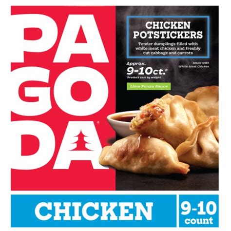 Pagoda Frozen Chicken Potstickers with Lime Ponzu Dipping Sauce, 9.49 ...