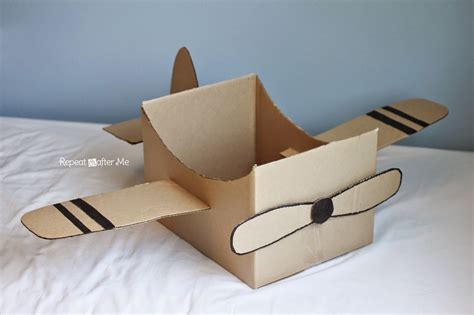 Repeat Crafter Me: Cardboard Box Airplane