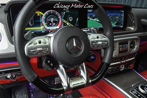 Used 2021 Mercedes-Benz G63 AMG SUV Factory Matte Black/ Red Interior ...