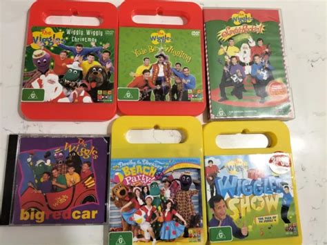 THE WIGGLES CHRISTMAS DVD Bundle Big Red Car Wiggles Show Dorothy Cd ...