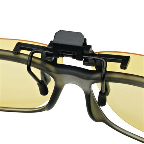 Night Driving Glasses Clip On | Yellow Night Vision Clip On Driving Glasses